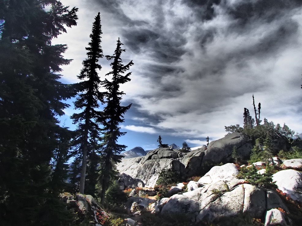 Brooding skies