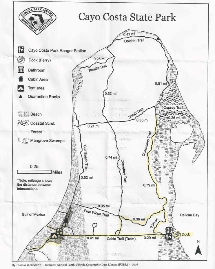 Cayo Costa Map