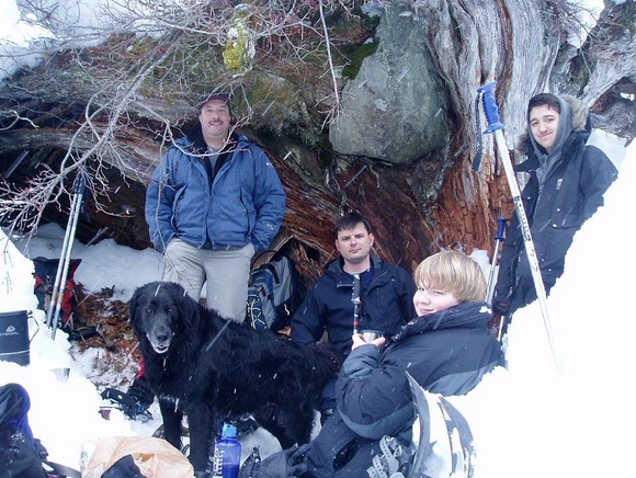 Our shelter for lunch